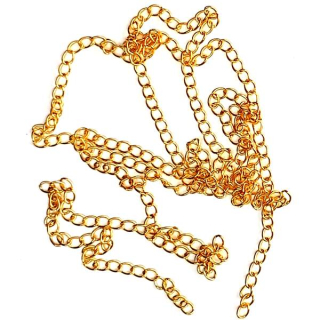 Řetízek 5x3,5x0,8mm barva zlata"77694"1m/bal